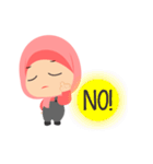 Depipit Cute Hijab Girl（個別スタンプ：23）