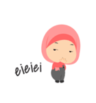 Depipit Cute Hijab Girl（個別スタンプ：24）