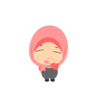 Depipit Cute Hijab Girl（個別スタンプ：27）