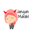 Depipit Cute Hijab Girl（個別スタンプ：31）