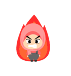Depipit Cute Hijab Girl（個別スタンプ：32）