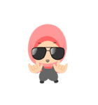 Depipit Cute Hijab Girl（個別スタンプ：35）