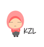 Depipit Cute Hijab Girl（個別スタンプ：37）