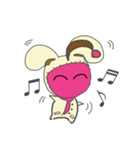 水玉宇宙人 うさみみバージョン（個別スタンプ：6）