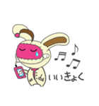 水玉宇宙人 うさみみバージョン（個別スタンプ：8）