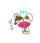 水玉宇宙人 うさみみバージョン（個別スタンプ：10）
