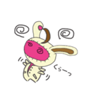 水玉宇宙人 うさみみバージョン（個別スタンプ：15）