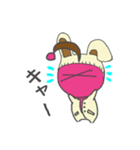 水玉宇宙人 うさみみバージョン（個別スタンプ：18）