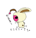 水玉宇宙人 うさみみバージョン（個別スタンプ：21）