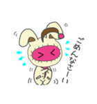 水玉宇宙人 うさみみバージョン（個別スタンプ：25）