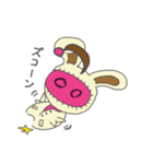水玉宇宙人 うさみみバージョン（個別スタンプ：32）