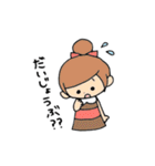 女のコとクウマ（個別スタンプ：1）