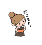 女のコとクウマ（個別スタンプ：3）