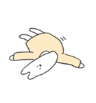 大学生うさぎさんとキリン教授（個別スタンプ：4）