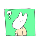 大学生うさぎさんとキリン教授（個別スタンプ：28）