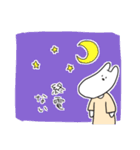 大学生うさぎさんとキリン教授（個別スタンプ：37）