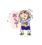 レトロちっくワードめいちゃん（個別スタンプ：2）