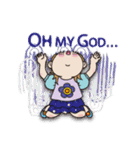 レトロちっくワードめいちゃん（個別スタンプ：15）