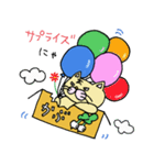 ねこちゃんのダンボール（個別スタンプ：16）