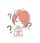 ゆーちゃんとまゆげくん（個別スタンプ：12）