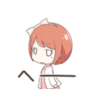ゆーちゃんとまゆげくん（個別スタンプ：13）