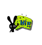 The POP BLACK RABBIT（個別スタンプ：1）