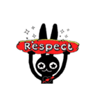 The POP BLACK RABBIT（個別スタンプ：22）