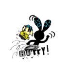 The POP BLACK RABBIT（個別スタンプ：33）