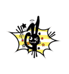 The POP BLACK RABBIT（個別スタンプ：35）