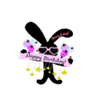 The POP BLACK RABBIT（個別スタンプ：39）