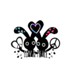 The POP BLACK RABBIT（個別スタンプ：40）