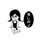 黒髪喋子-髪は全てを語る-（個別スタンプ：21）