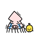 Cute Pigsquid（個別スタンプ：10）