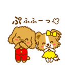 ルルとララのメッセージステッカー（個別スタンプ：7）