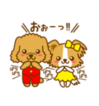 ルルとララのメッセージステッカー（個別スタンプ：38）