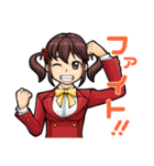 ツインテールの元気っ子（個別スタンプ：11）