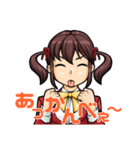 ツインテールの元気っ子（個別スタンプ：14）