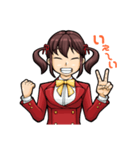 ツインテールの元気っ子（個別スタンプ：15）
