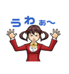 ツインテールの元気っ子（個別スタンプ：16）