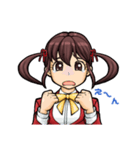 ツインテールの元気っ子（個別スタンプ：17）