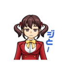 ツインテールの元気っ子（個別スタンプ：24）