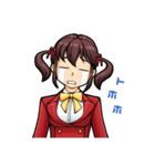ツインテールの元気っ子（個別スタンプ：32）