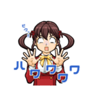 ツインテールの元気っ子（個別スタンプ：33）