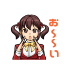 ツインテールの元気っ子（個別スタンプ：35）