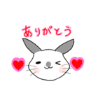 うさぎのゆるーい日常（個別スタンプ：3）