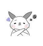 うさぎのゆるーい日常（個別スタンプ：34）