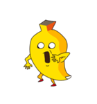Happy yellow banana（個別スタンプ：1）