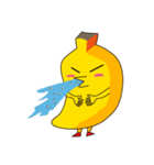 Happy yellow banana（個別スタンプ：14）