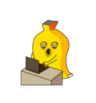 Happy yellow banana（個別スタンプ：18）