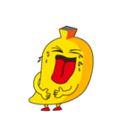 Happy yellow banana（個別スタンプ：24）